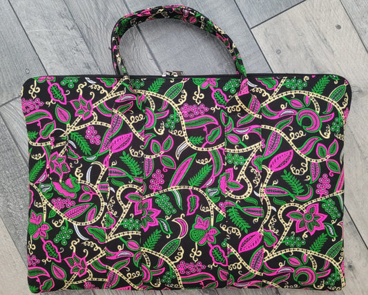 African Laptop Bag - Paisley Pattern